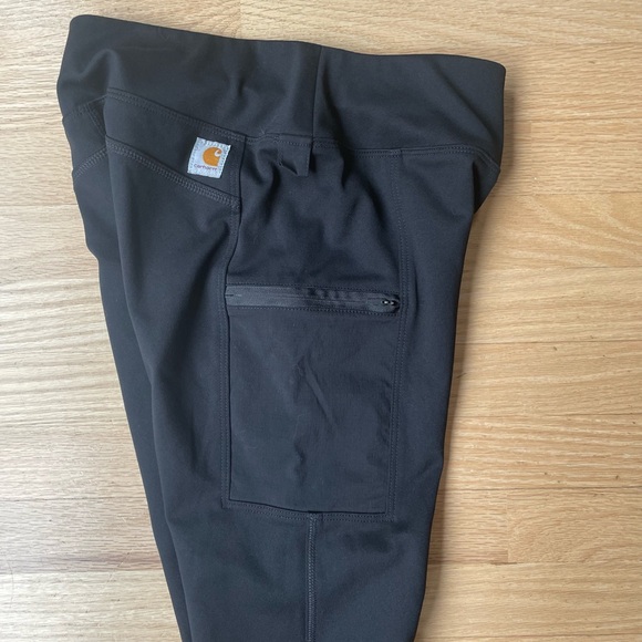 Carhartt Black Force Fitted Lightweight Utility Leggings Size XS EUC - Picture 9 of 16